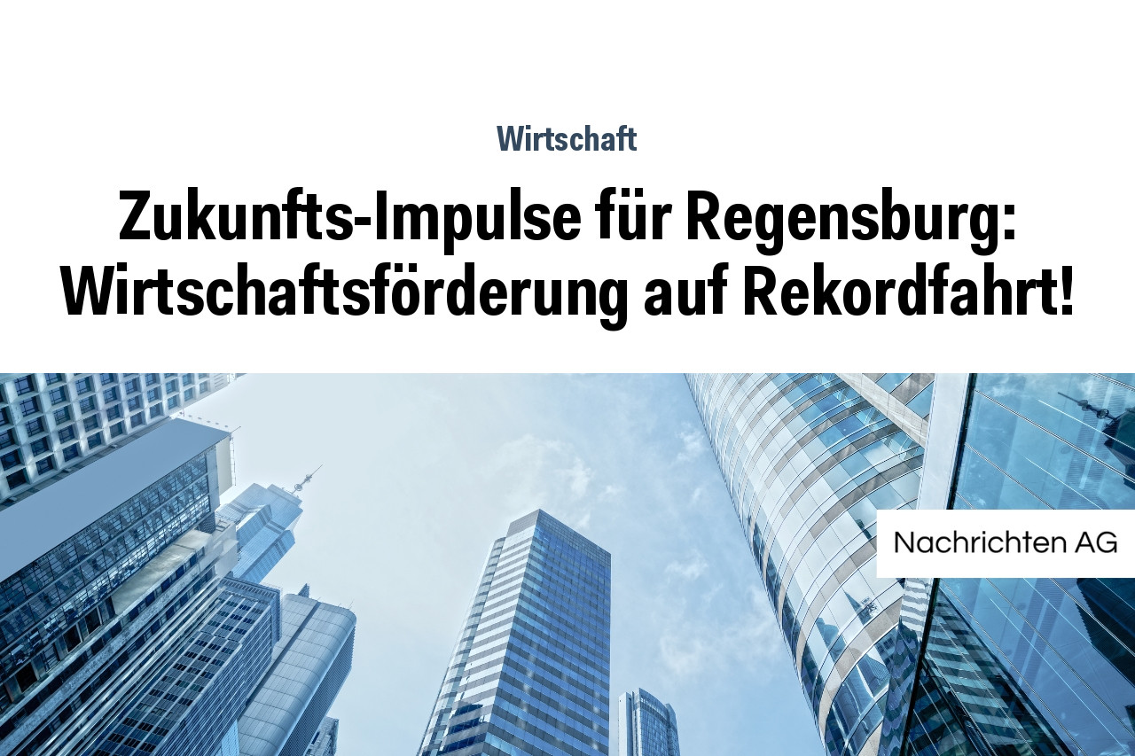 Zukunfts-Impulse für Regensburg: Wirtschaftsförderung auf Rekordfahrt!