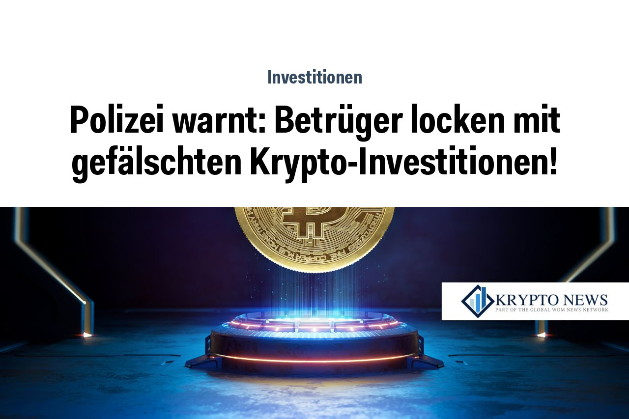 Polizei warnt: Betrüger locken mit gefälschten Krypto-Investitionen!